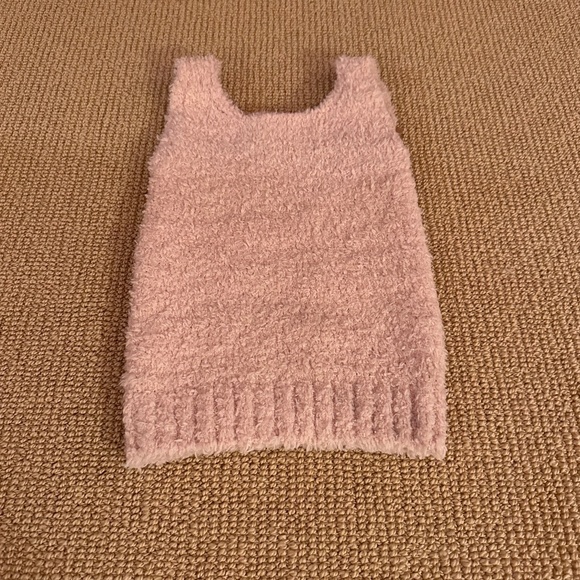 Skims Kid's Dusk Cozy Knit Scoop Neck Tank, Size 2T/3T New